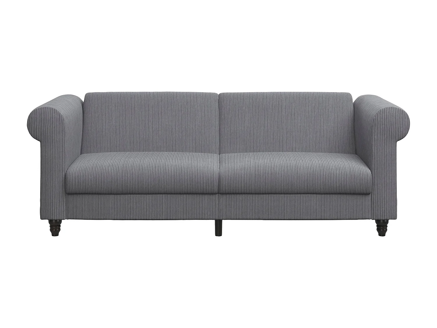 Felix II | Canapé-lit 3 places en tissu gris