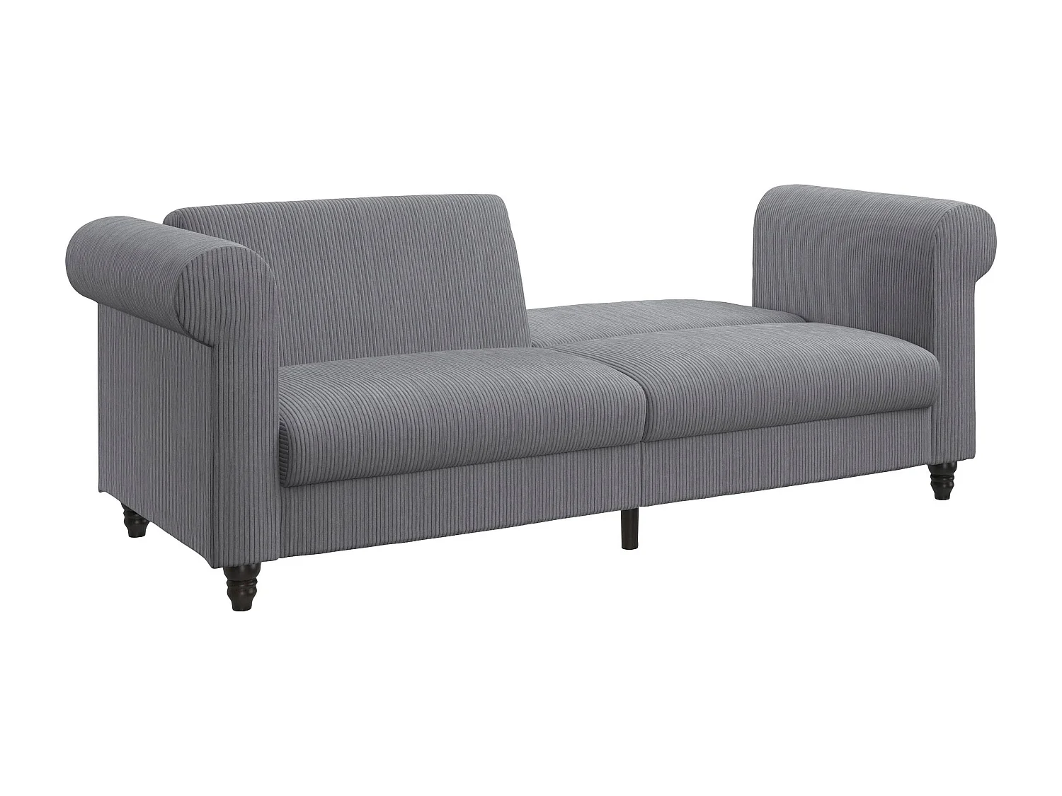 Felix II | Canapé-lit 3 places en tissu gris