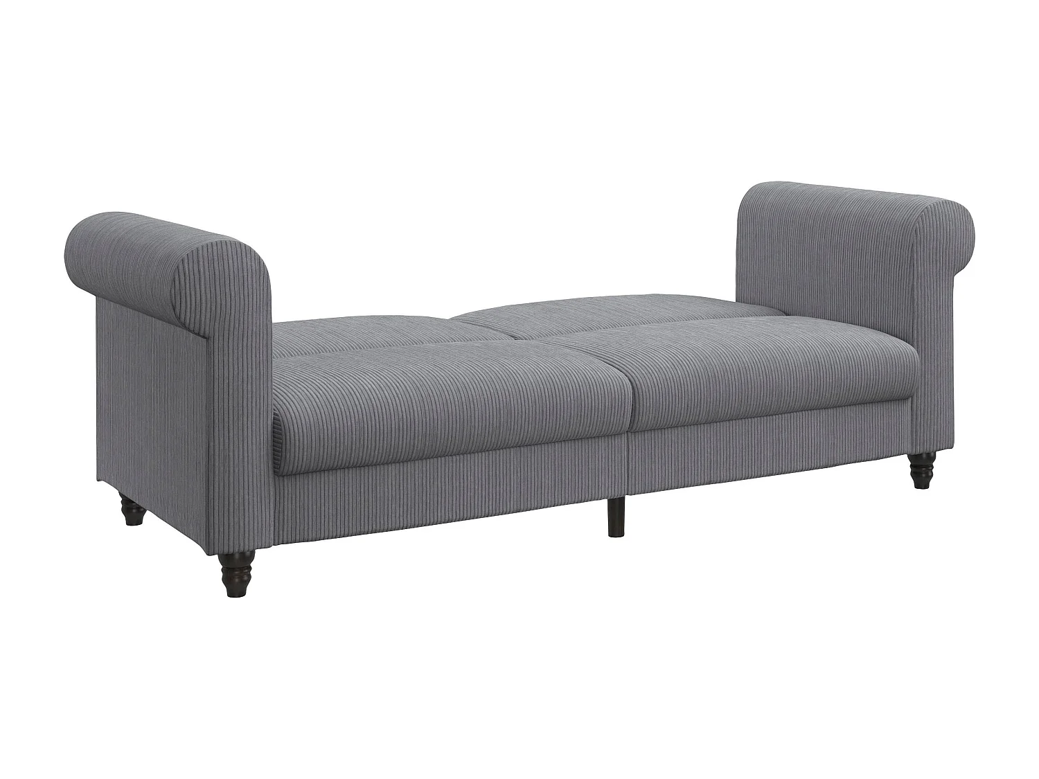 Felix II | Canapé-lit 3 places en tissu gris