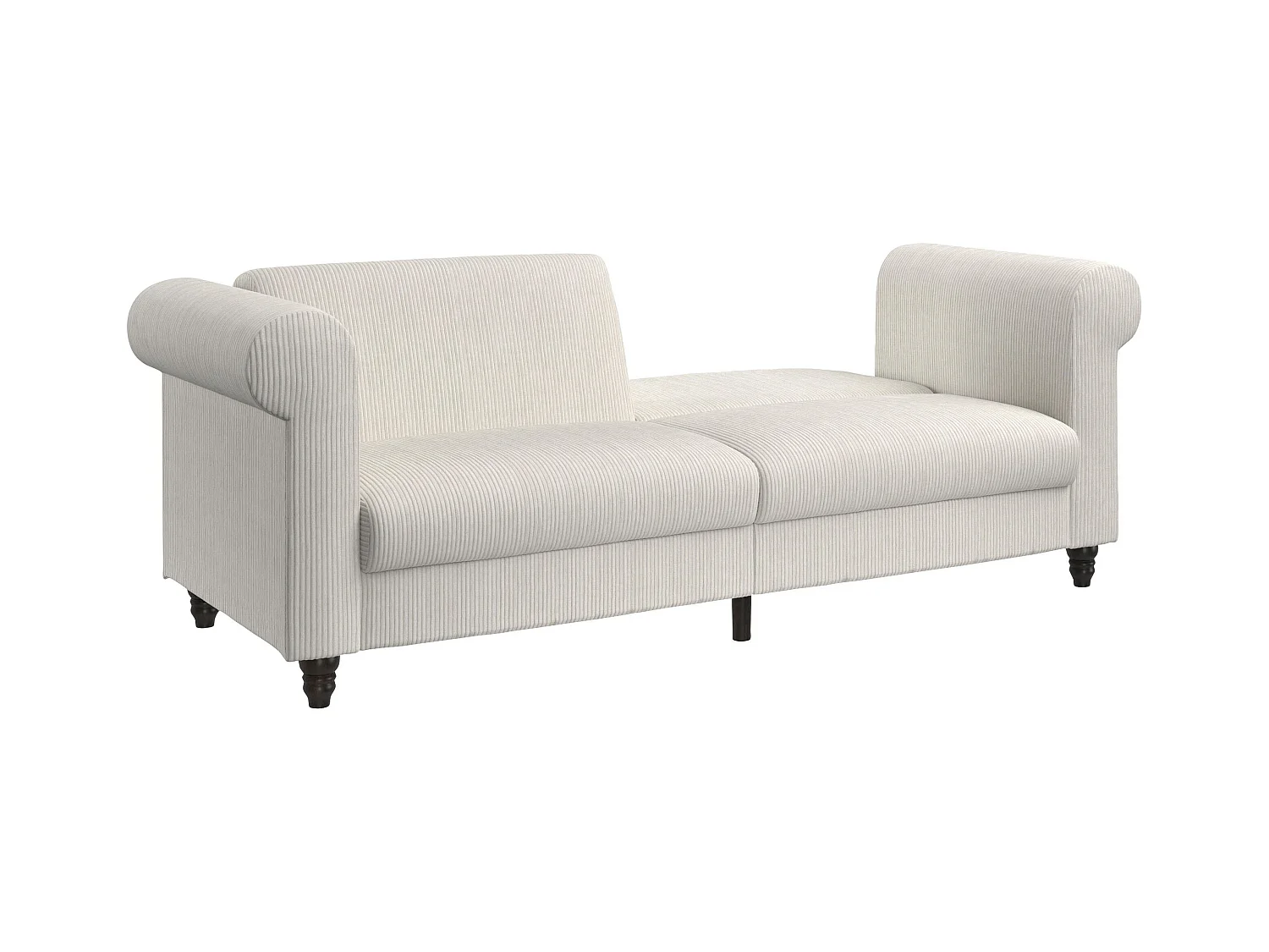 Félix II | Sofá cama 3 plazas en tela crema