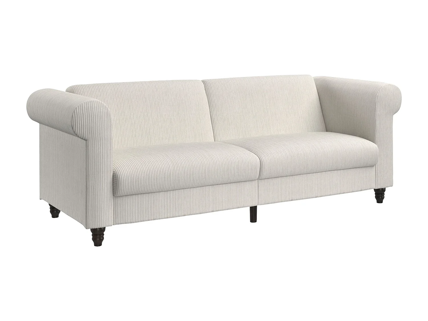 Felix II | Canapé-lit 3 places en tissu crème