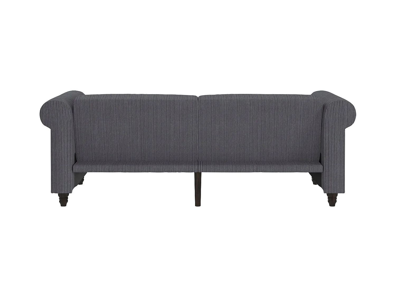 Felix II | Divano letto 3 posti in tessuto antracite