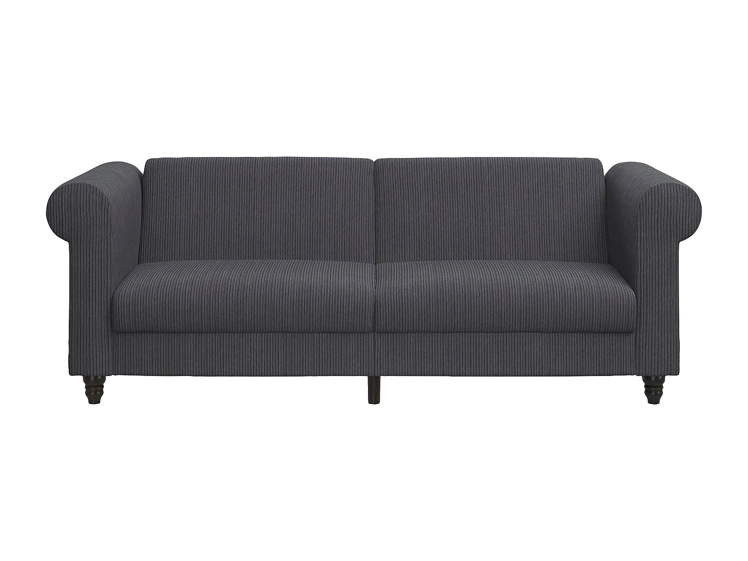 Felix II | Canapé-lit 3 places en tissu anthracite