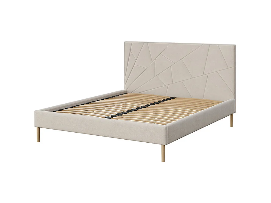 Mesonica Alano Lit, géométrique beige, 140x200
