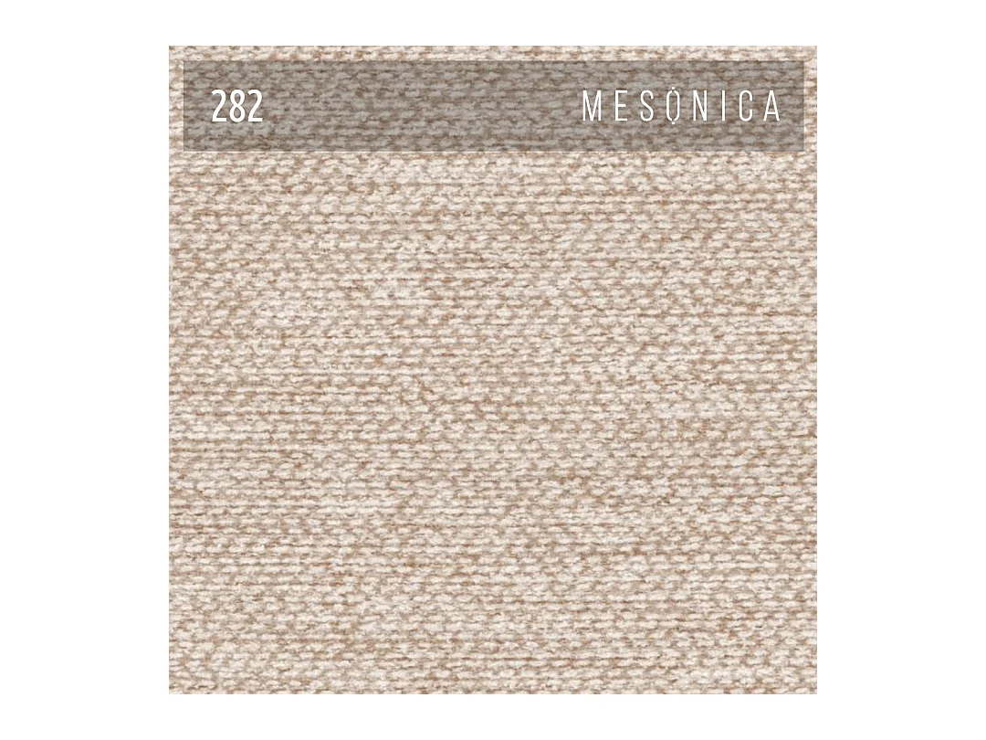 Mesonica Alano Lit, géométrique Crème, 140x200