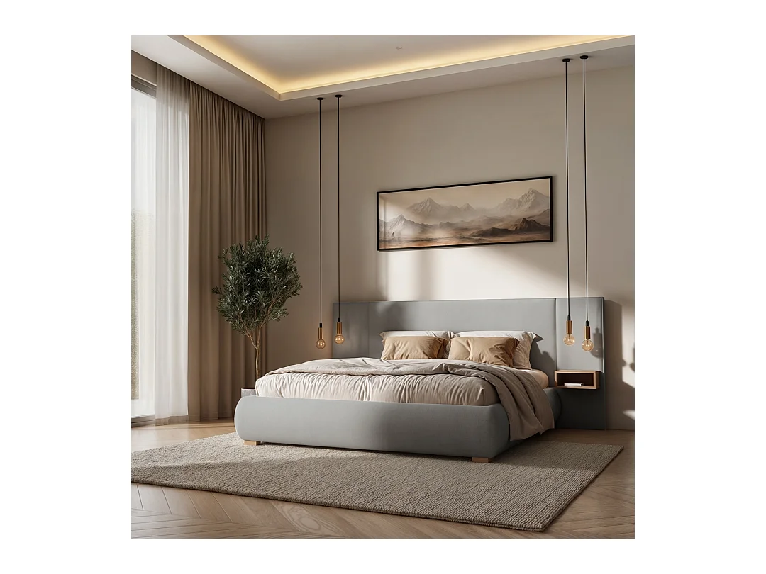 Mesonica Fioro Lit, gris, 140x200