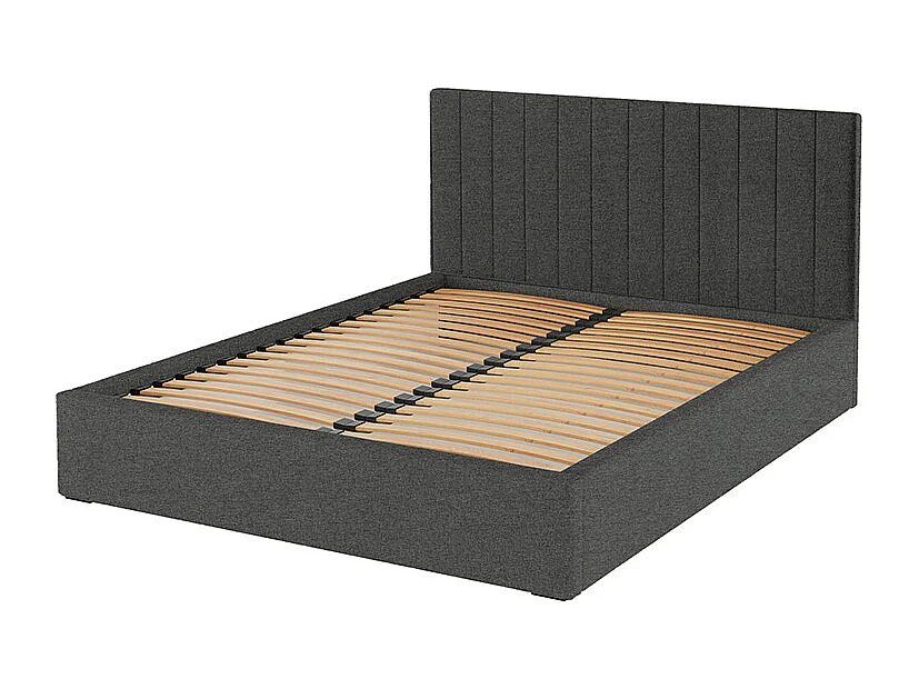 Lit Mesonica Bufo, rayures anthracite 180x200