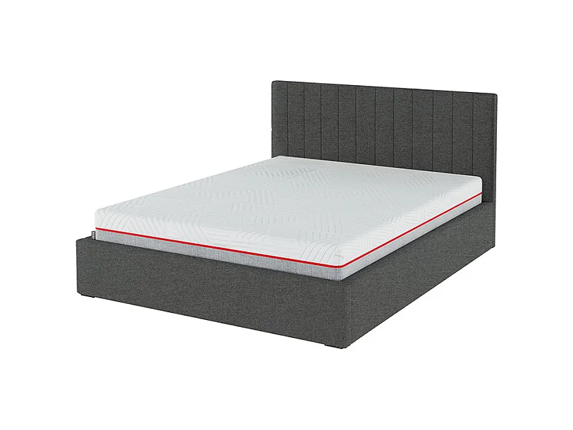 Lit Mesonica Bufo, rayures anthracite 160x200