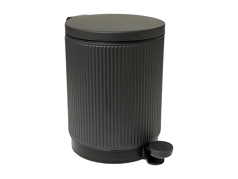 Poubelle de Salle de Bain "Onyx" 5L Gris Ardoise