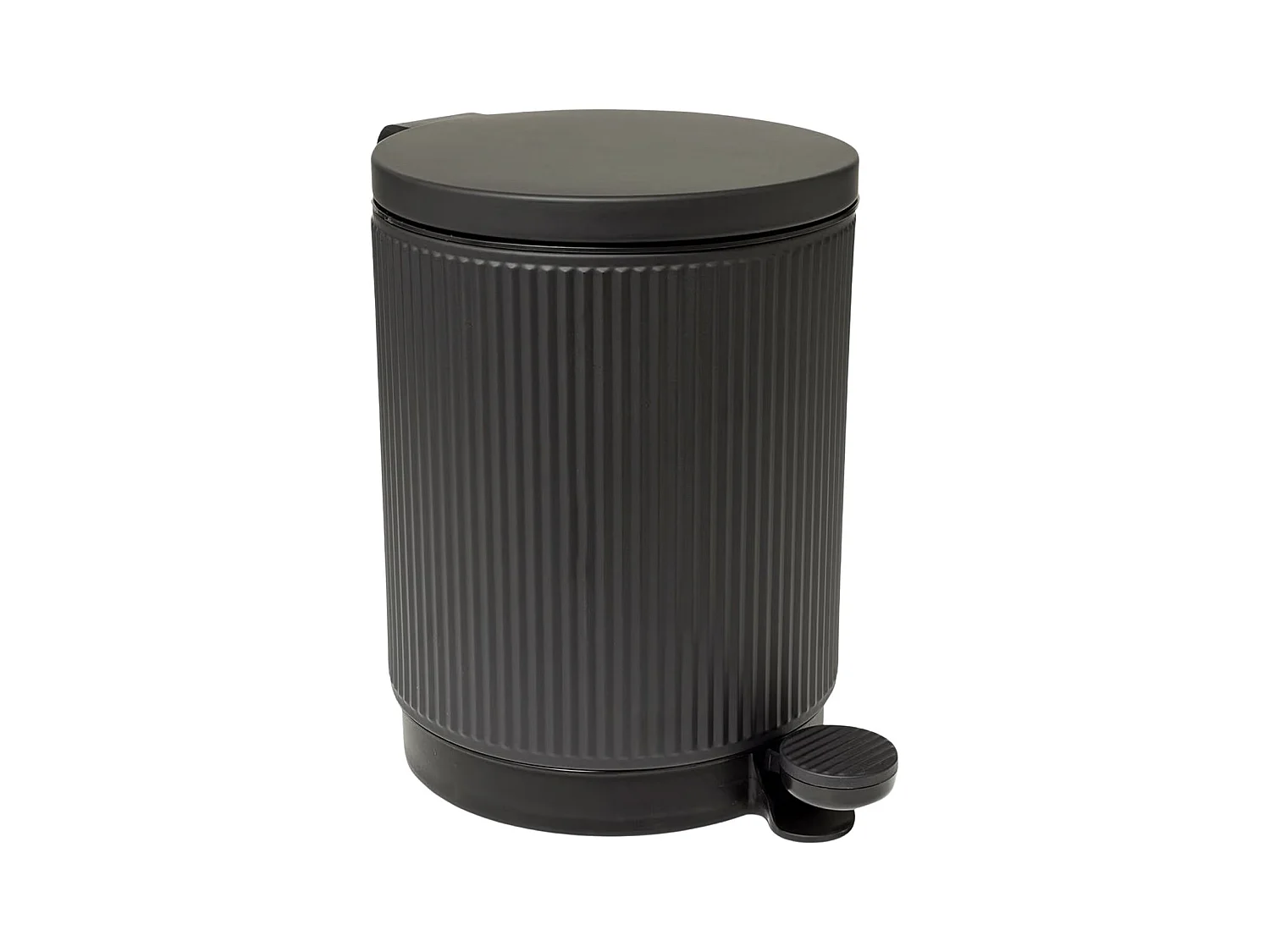 Poubelle de Salle de Bain "Onyx" 5L Gris Ardoise