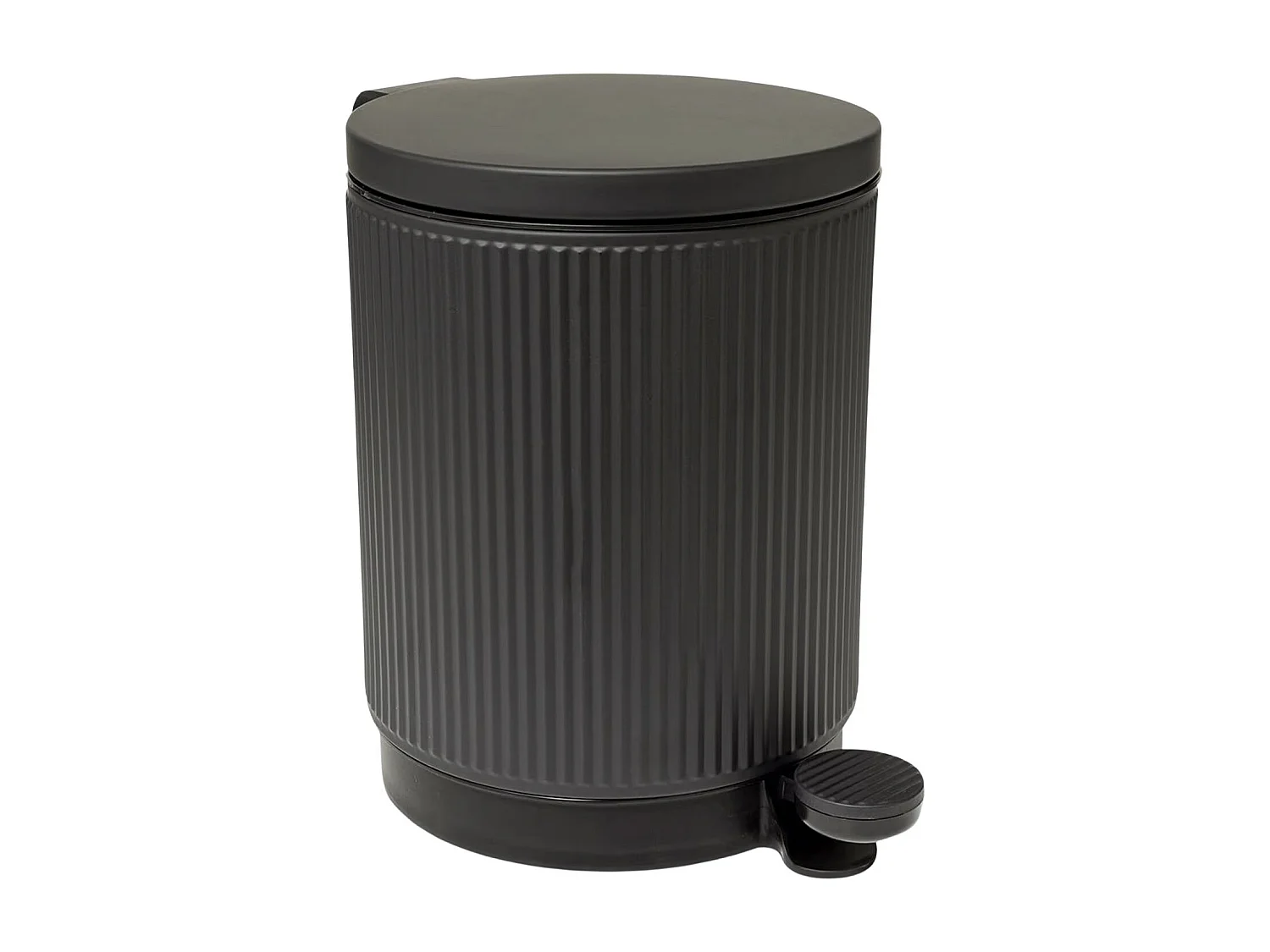 Papelera de baño de metal con freno de caída 27,2 x 20,5 x 28,2 cm