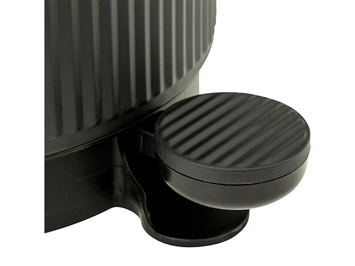 Müllbehälter für das Badezimmer aus Metall mit Sanftschließmechanismus 27,2 x 20,5 x 28,2 cm