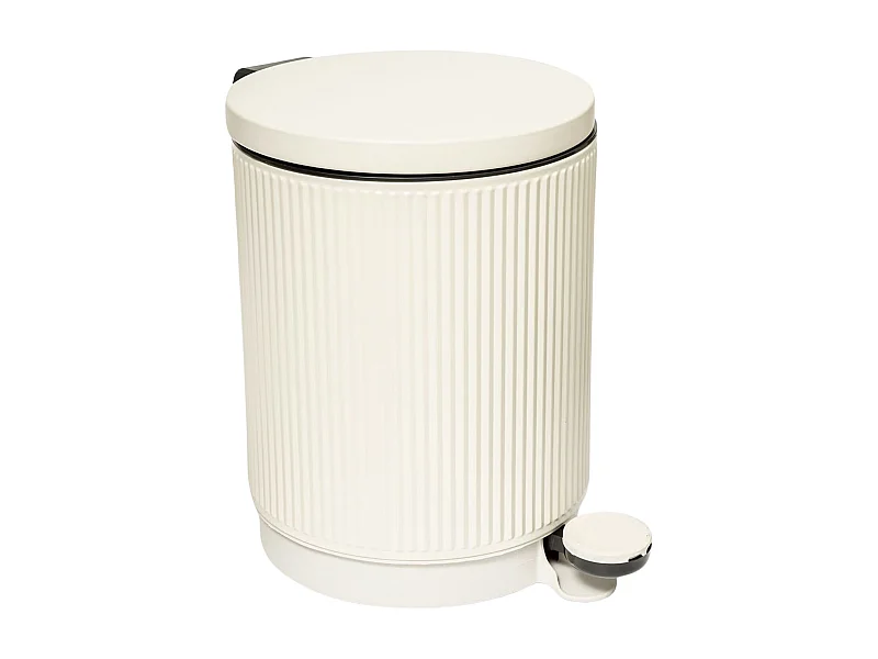 Poubelle de Salle de Bain "Onyx" 5L Beige Lin