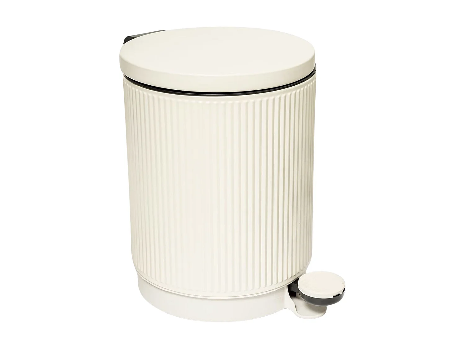 Poubelle de Salle de Bain "Onyx" 5L Beige Lin