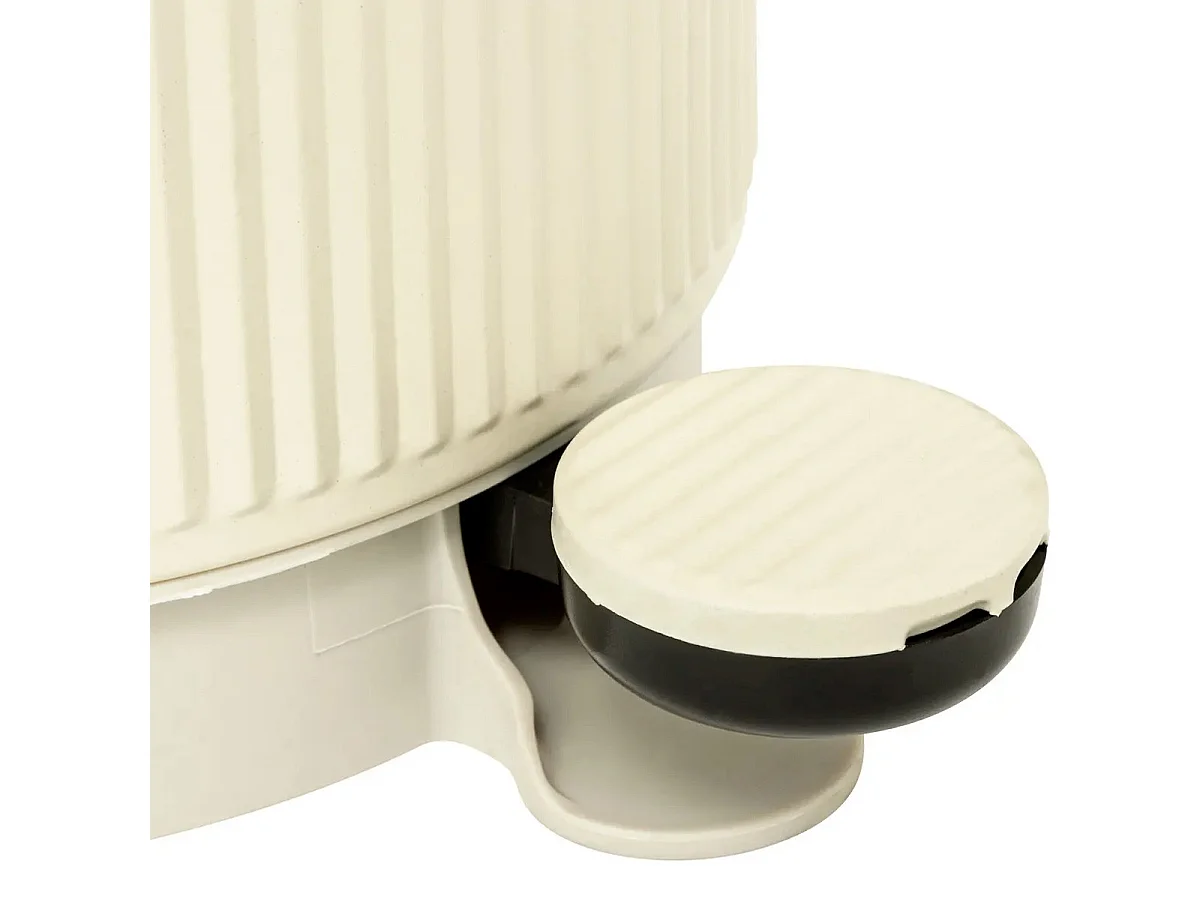 Poubelle de Salle de Bain "Onyx" 5L Beige Lin