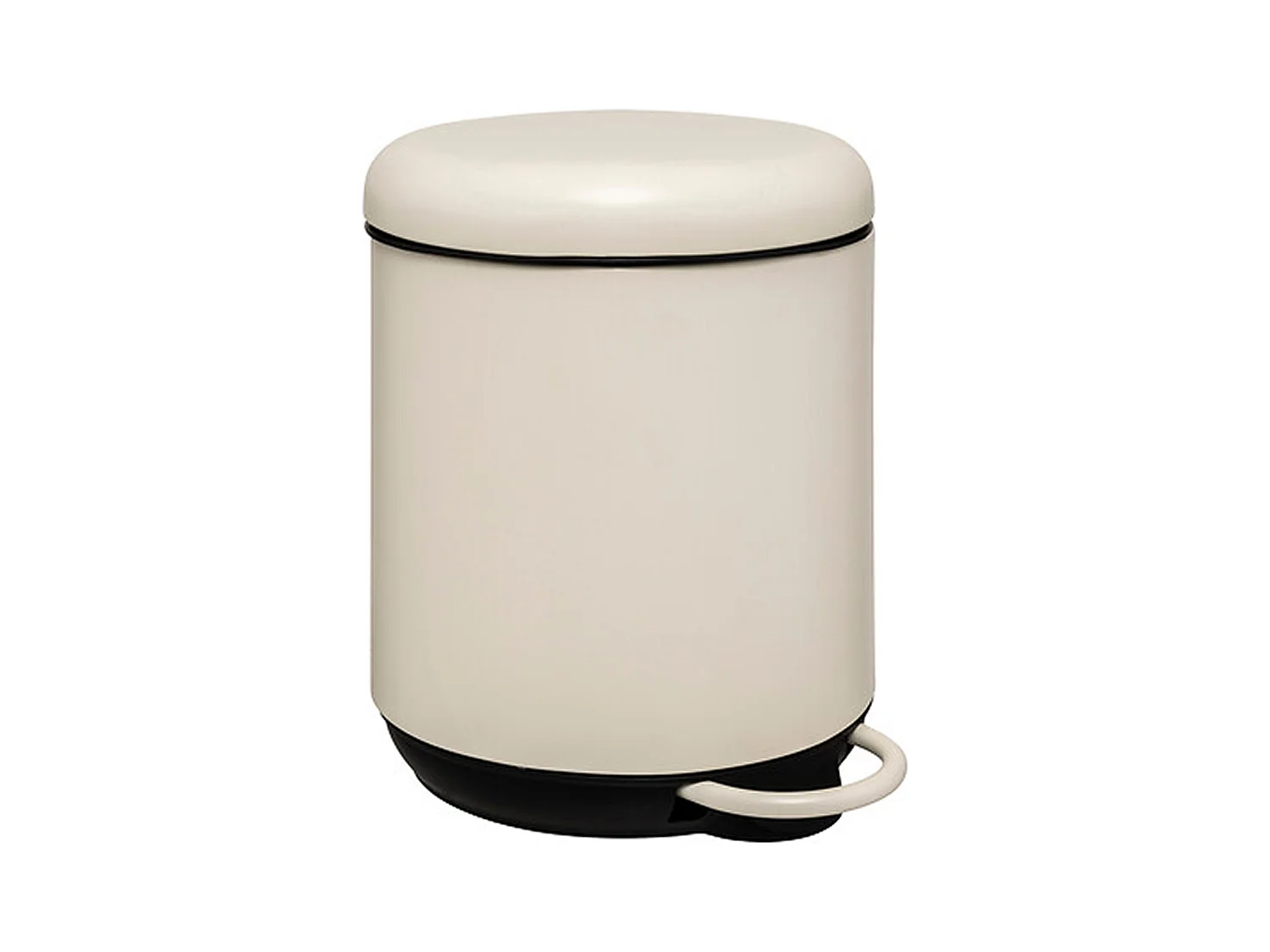 Poubelle de Salle de Bain "Duo" 5L Ivoire