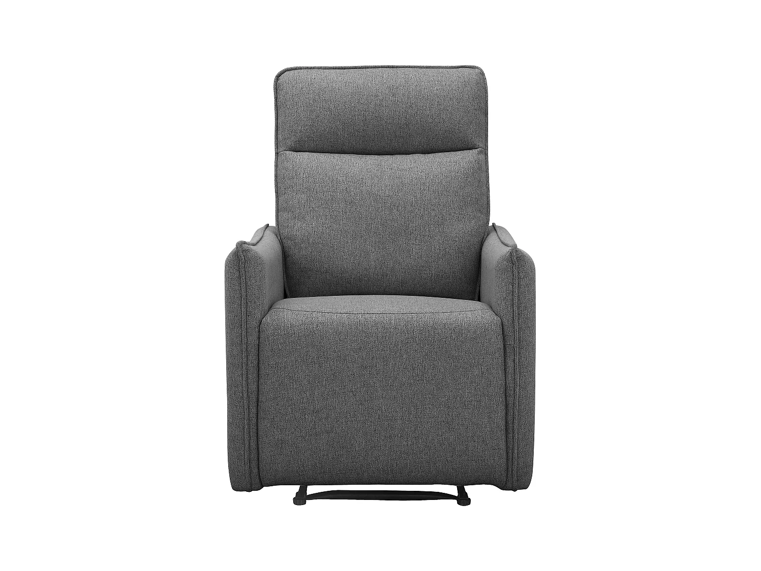 Lugo | Relaxfauteuil met handmatige functie in stof antraciet