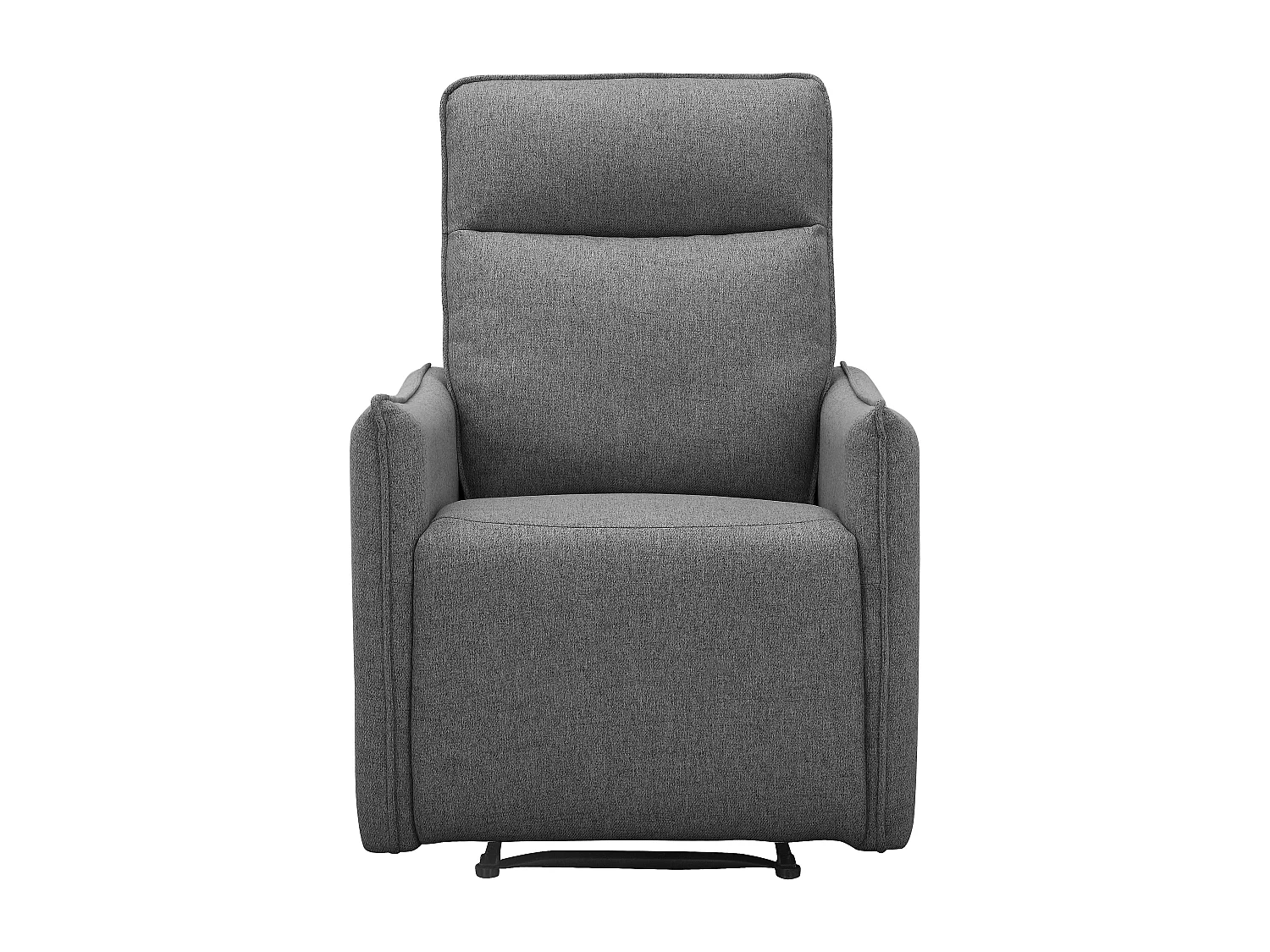 Lugo | Relaxfauteuil met handmatige functie in stof antraciet