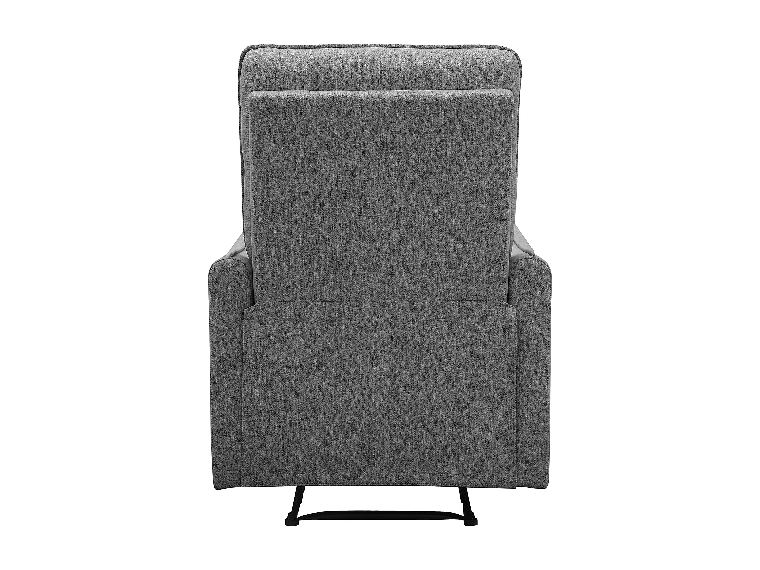 Lugo | Fauteuil inclinable à fonction manuelle en tissu anthracite