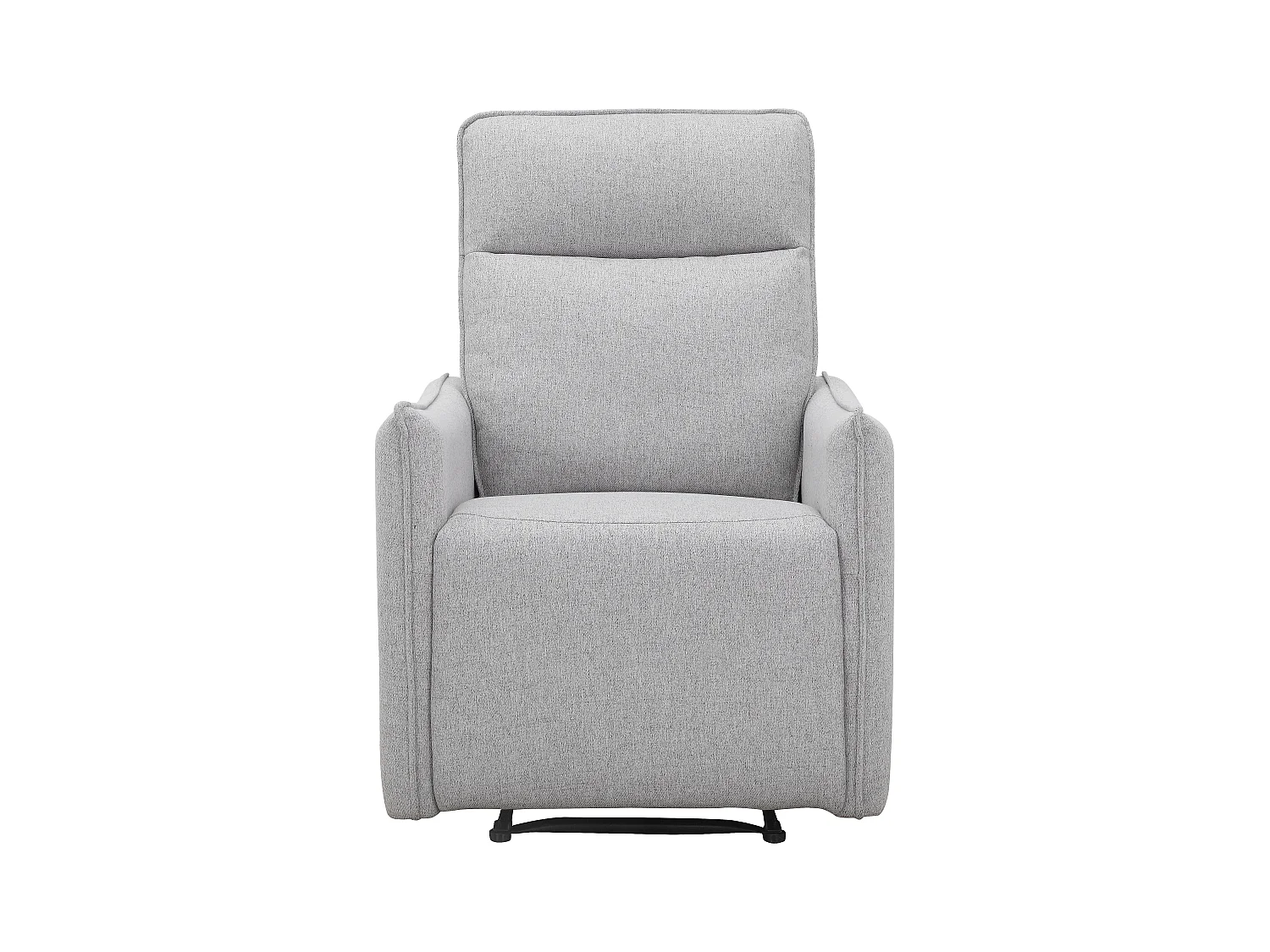 Lugo | Relaxfauteuil met handmatige functie in stof lichtgrijs