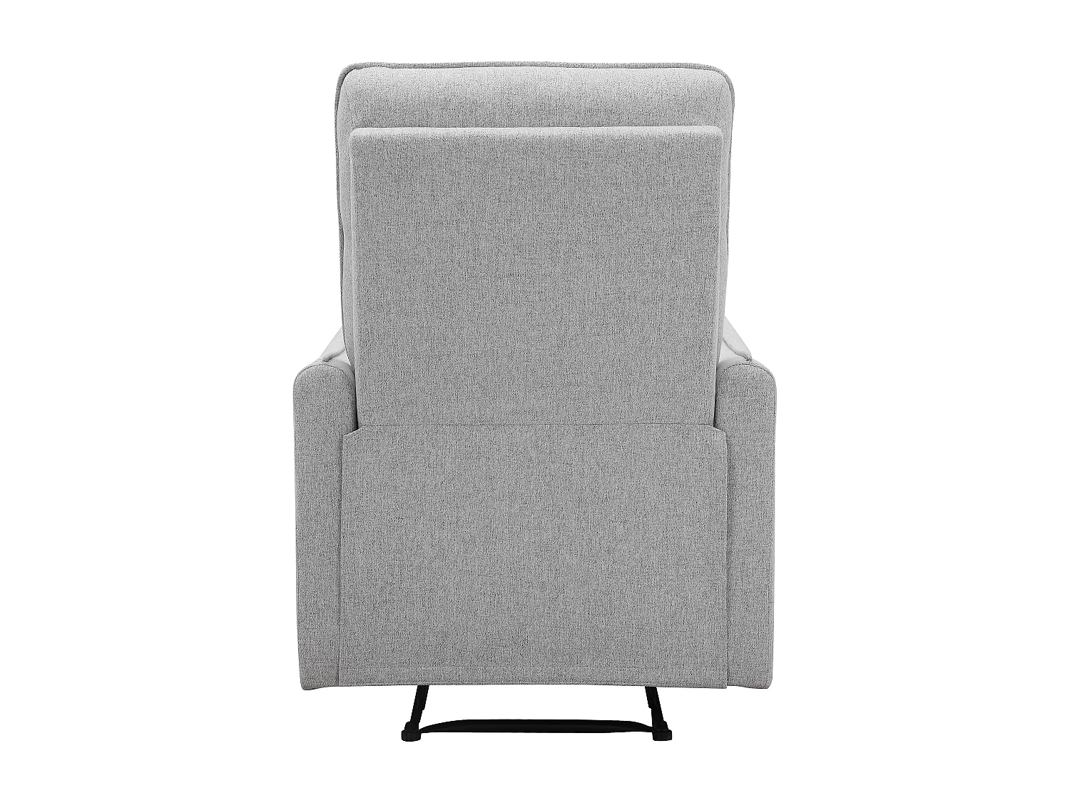 Lugo | Fauteuil inclinable à fonction manuelle en tissu gris clair