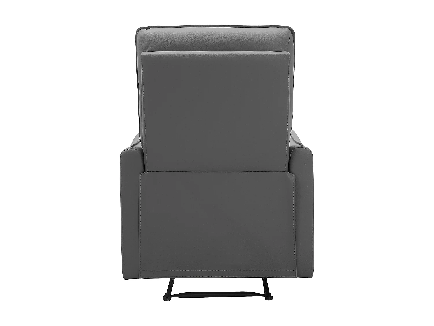 Lugo | Poltrona reclinabile con funzione manuale in PU grigio