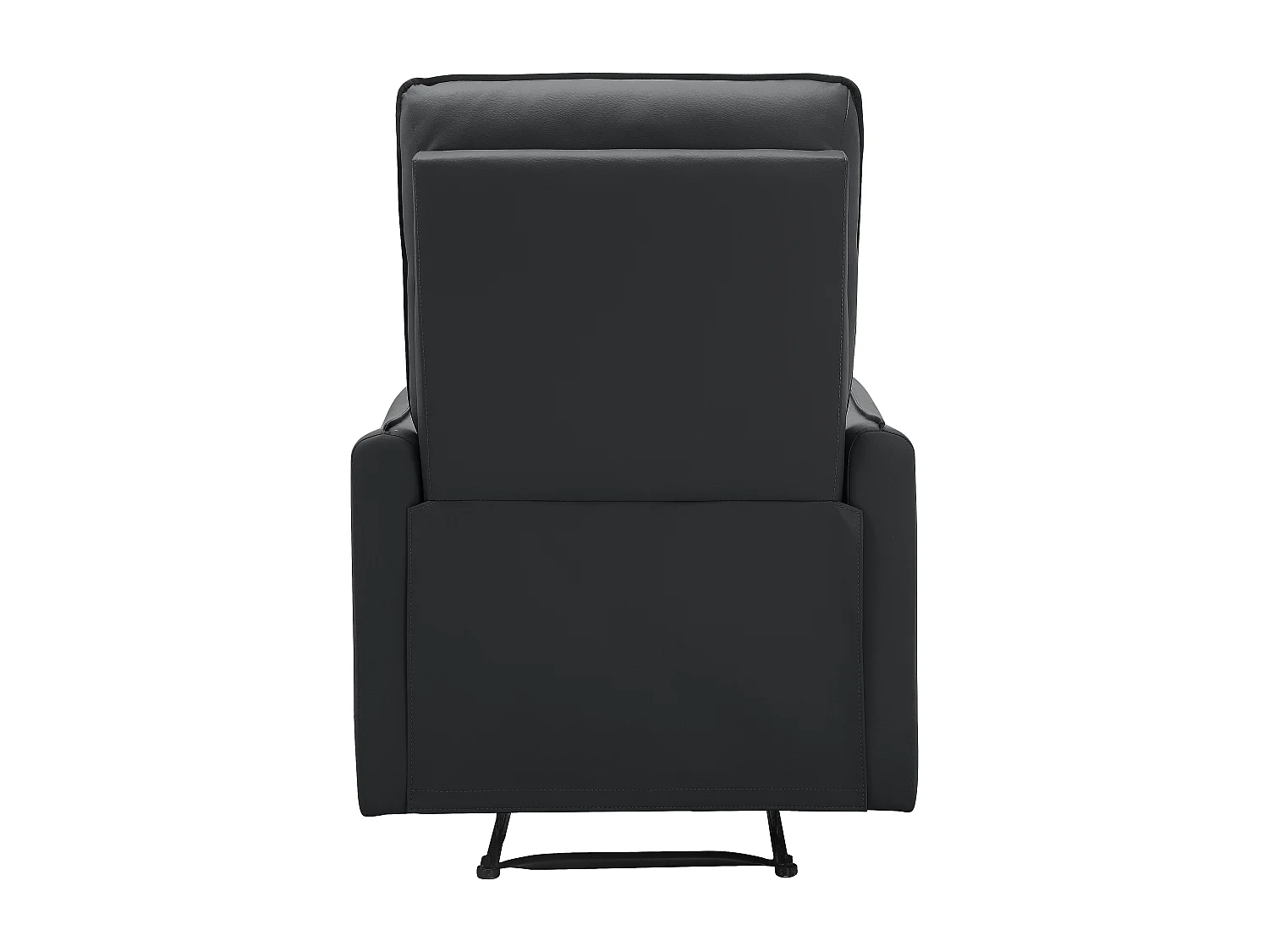 Lugo | Fauteuil inclinable avec fonction manuelle en PU noir