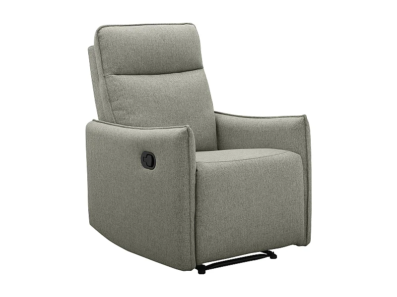 Lugo | Relaxfauteuil met handmatige functie in stof groen