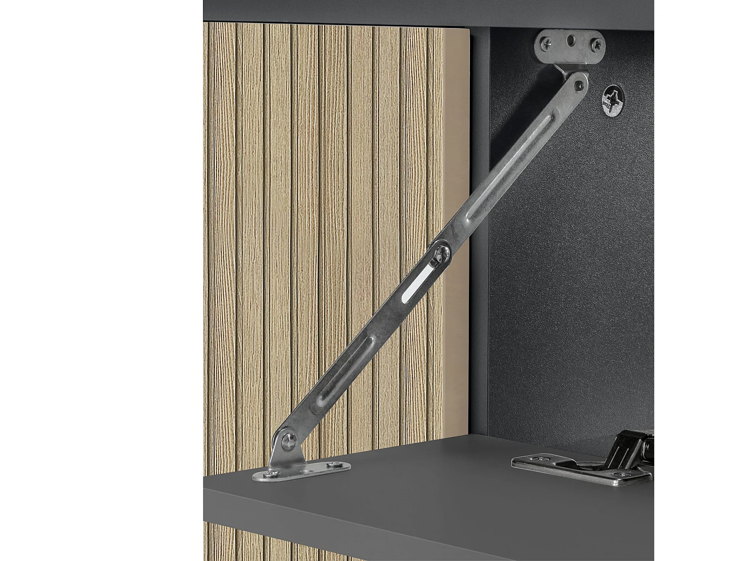 Wisla  | Mobile lavello con 1 anta e 1 cassetto 1 ribalta in rovere