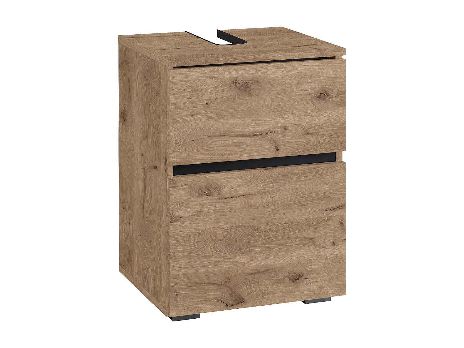 Wisla  | Armoire évier avec 1 porte en aspect chêne