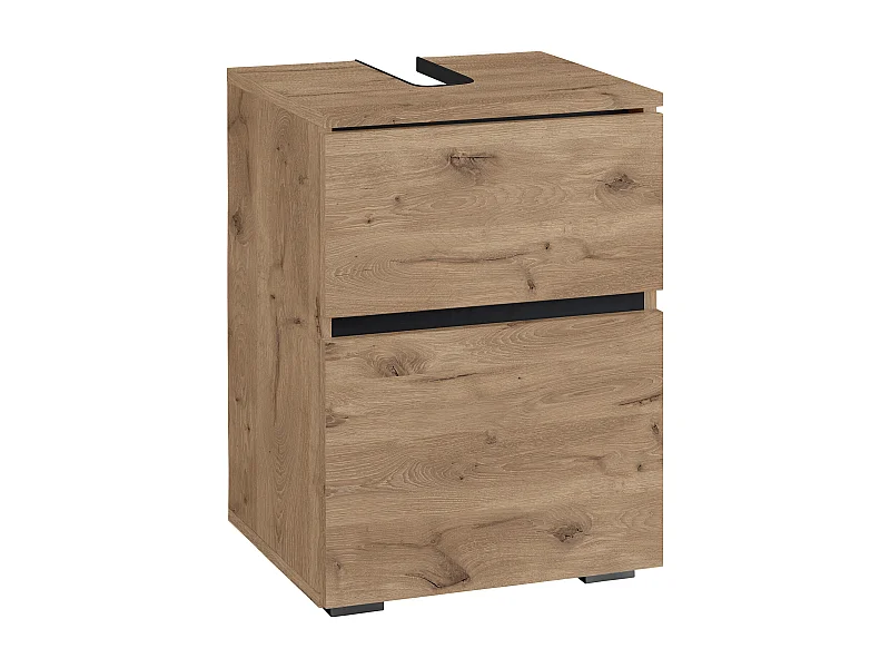 Wisla  | Armoire évier avec 1 porte en aspect chêne