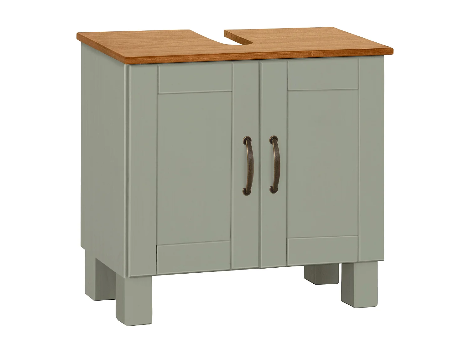 Alby | Spoelbak 60 cm met 2 deuren in het groen