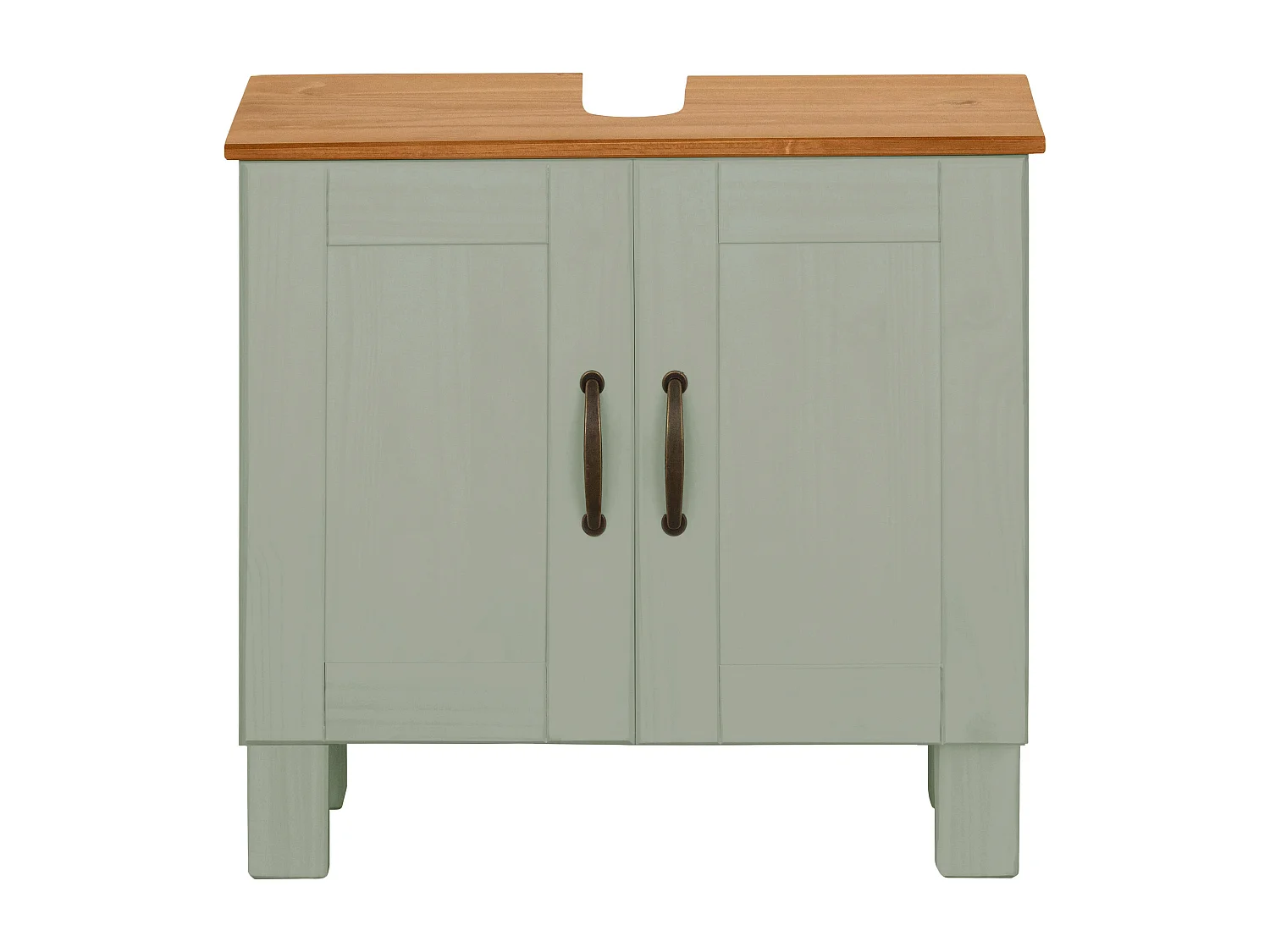 Alby | Spoelbak 60 cm met 2 deuren in het groen