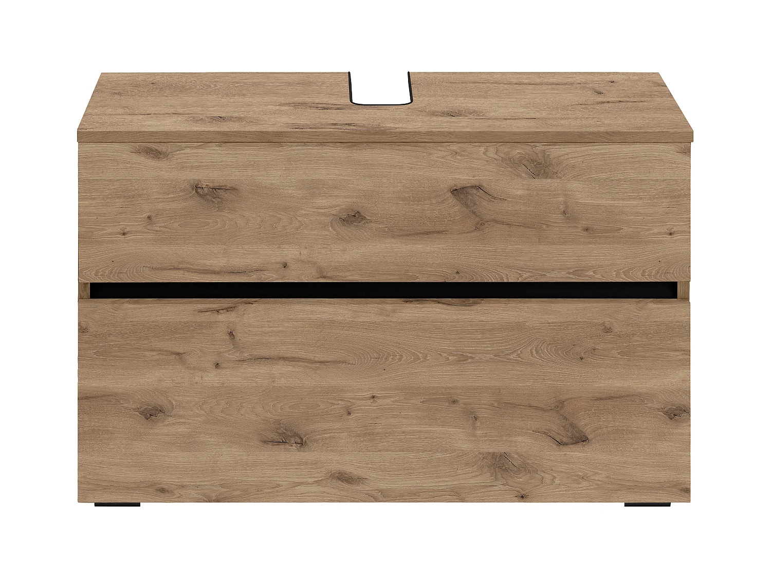 Wisla  | Mobile lavello con 1 anta a ribalta e 1 cassetto in rovere