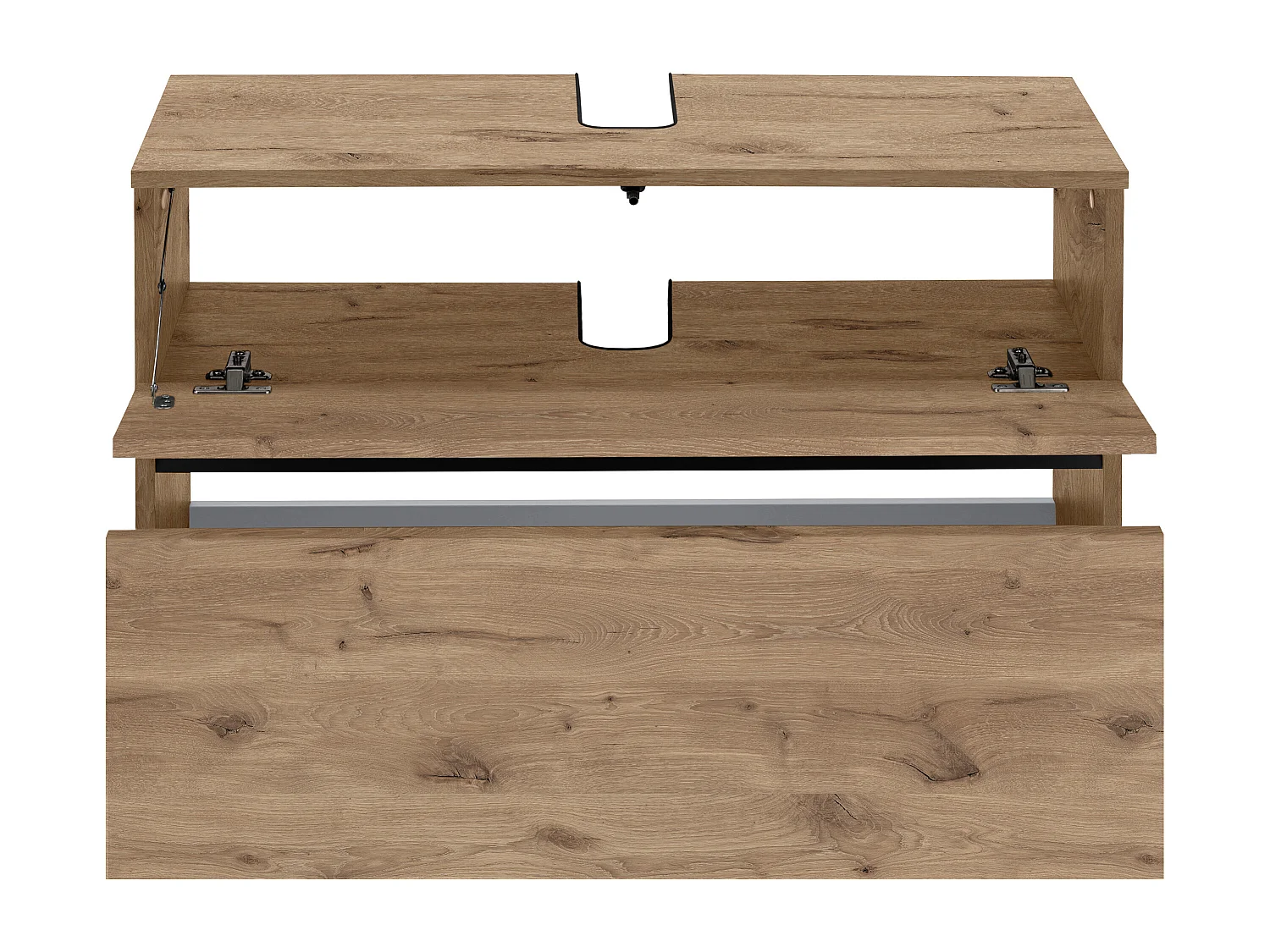 Wisla  | Spoelbakkast met 1 klepdeur en 1 lade in eikenlook