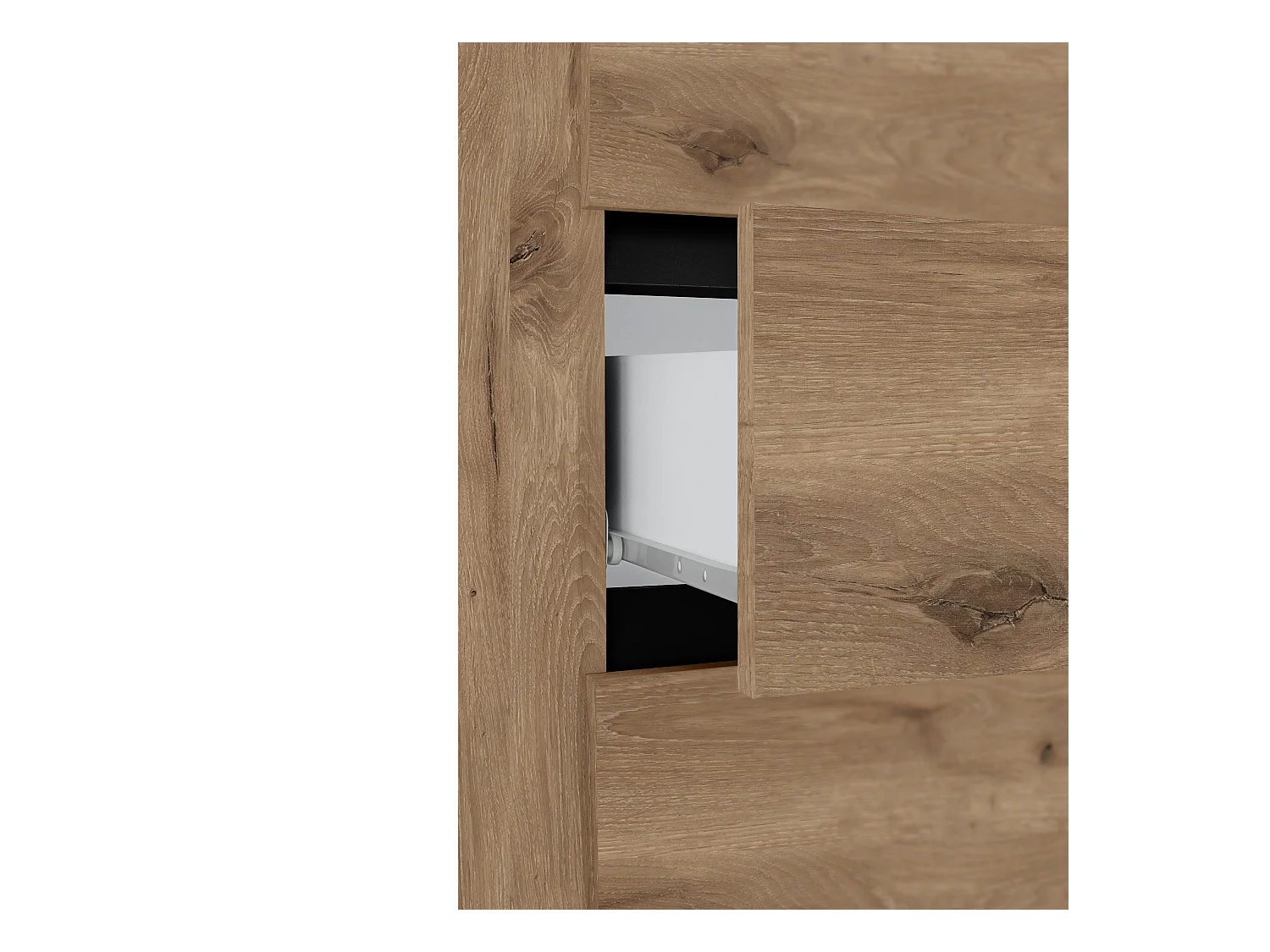 Wisla -Badkamerkast met 4 deuren en 1 lade in eiken look