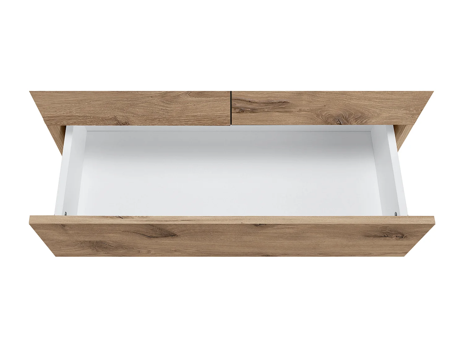 Wisla  | Meuble de salle de bain avec 4 portes et 1 tiroir en aspect chêne