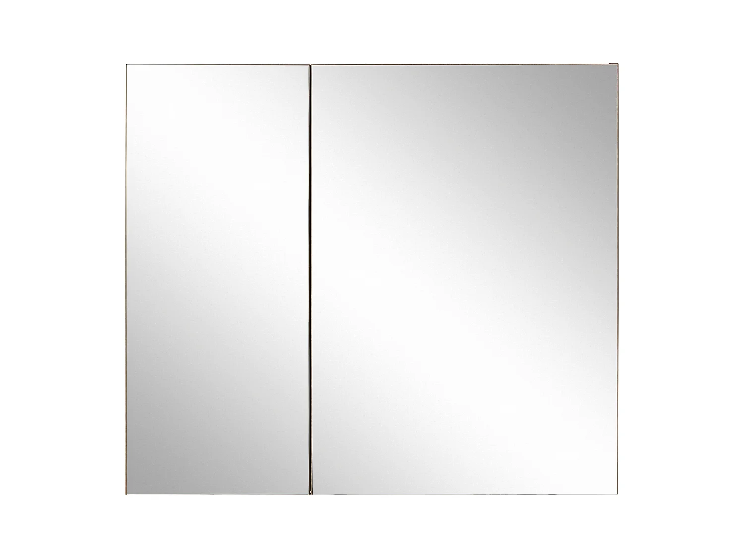 Wisla  | Meuble de toilette mural de salle de bain avec 2 portes en aspect chêne