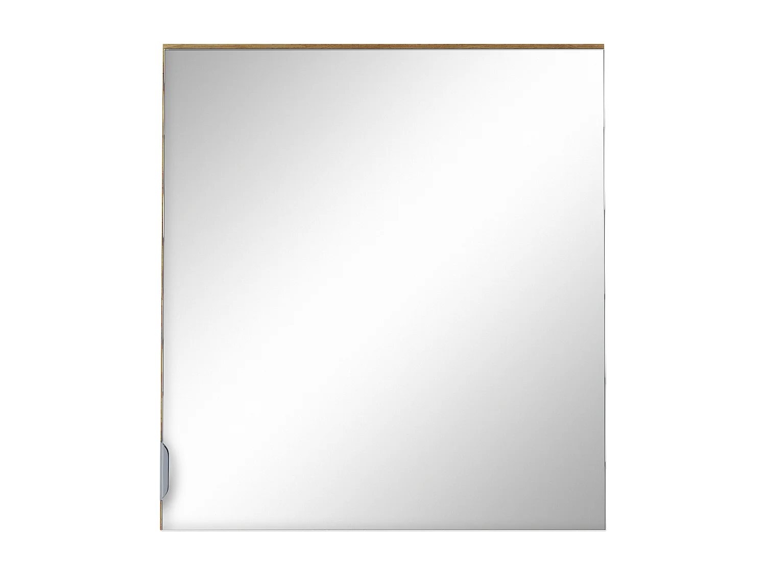 Atlas | Meuble de toilette mural de salle de bain avec 1 porte en aspect chêne