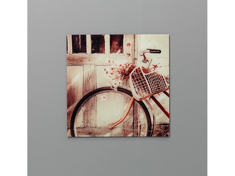 Cycle,  Stampa su vetro   (1cm X 70cm H. 70cm)| Duzzle