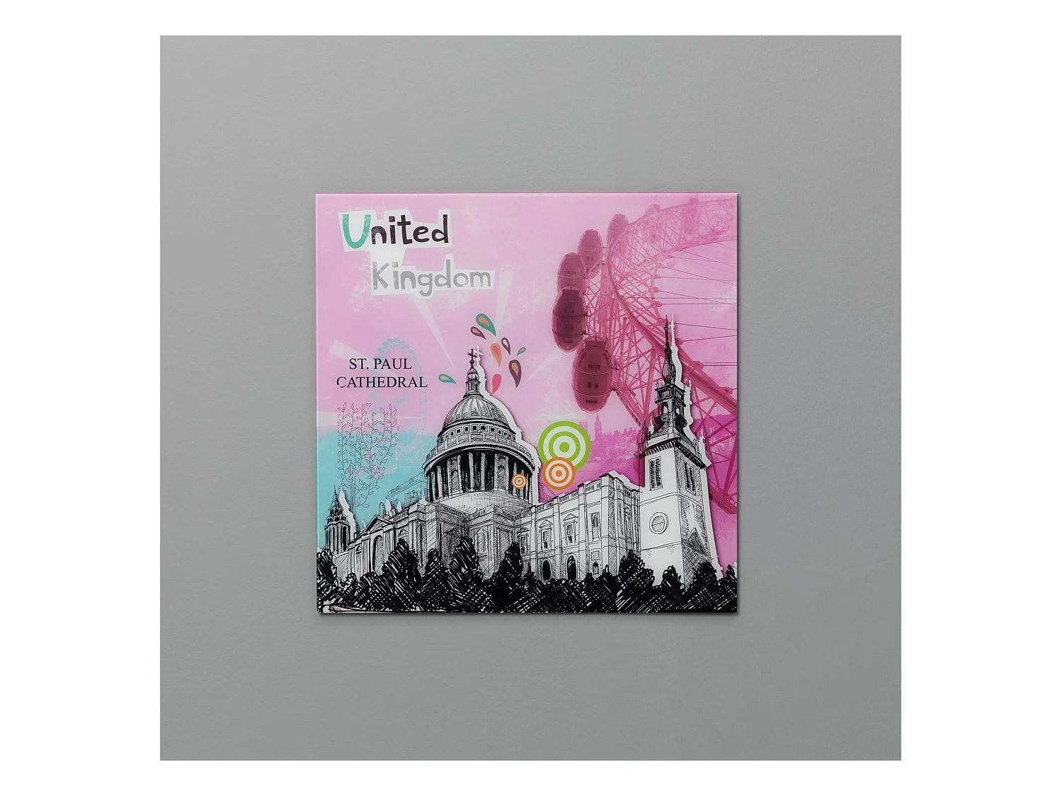 Cathedral,  Stampa su vetro   (1cm X 70cm H. 70cm)| Duzzle