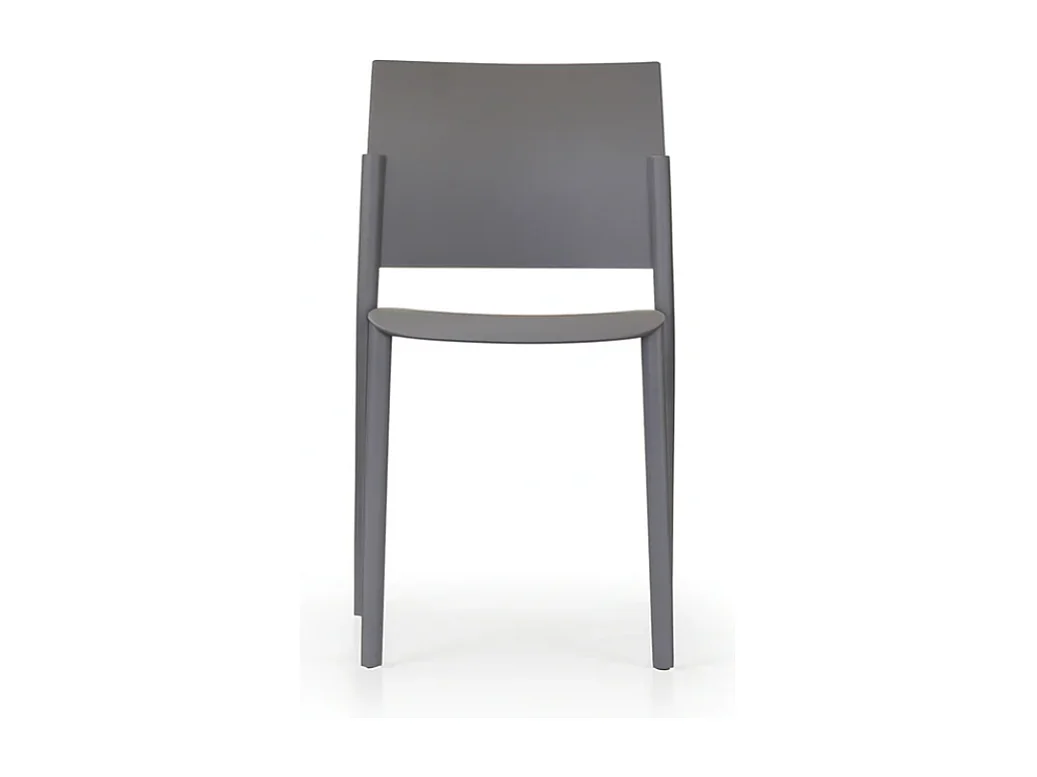 Aurora, Set di 4 Sedia in polipropilene (55cm X 52.5cm H. 81cm)| Duzzle