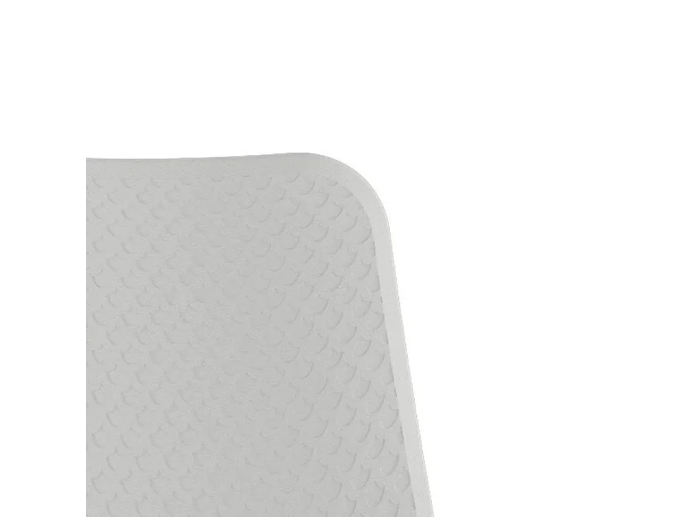 Wave, Set di 4 Sedia in polipropilene con gambe metallo verniciato (50cm X 58cm H. 85cm)| Duzzle