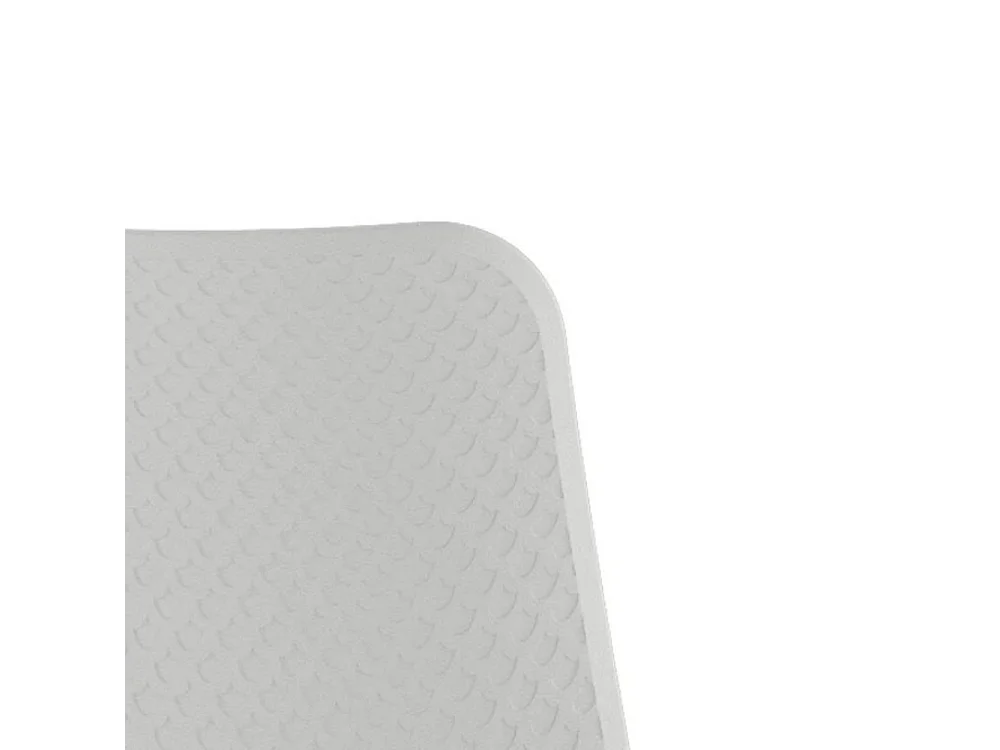 Wave, Set di 4 Sedia in polipropilene con gambe metallo verniciato (50cm X 58cm H. 85cm)