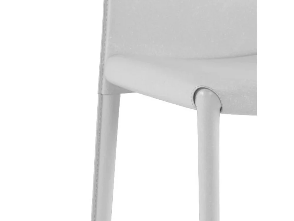 Luma, Set di 4 Sedia in similcuoio (42cm X 41cm H. 95cm)| Duzzle