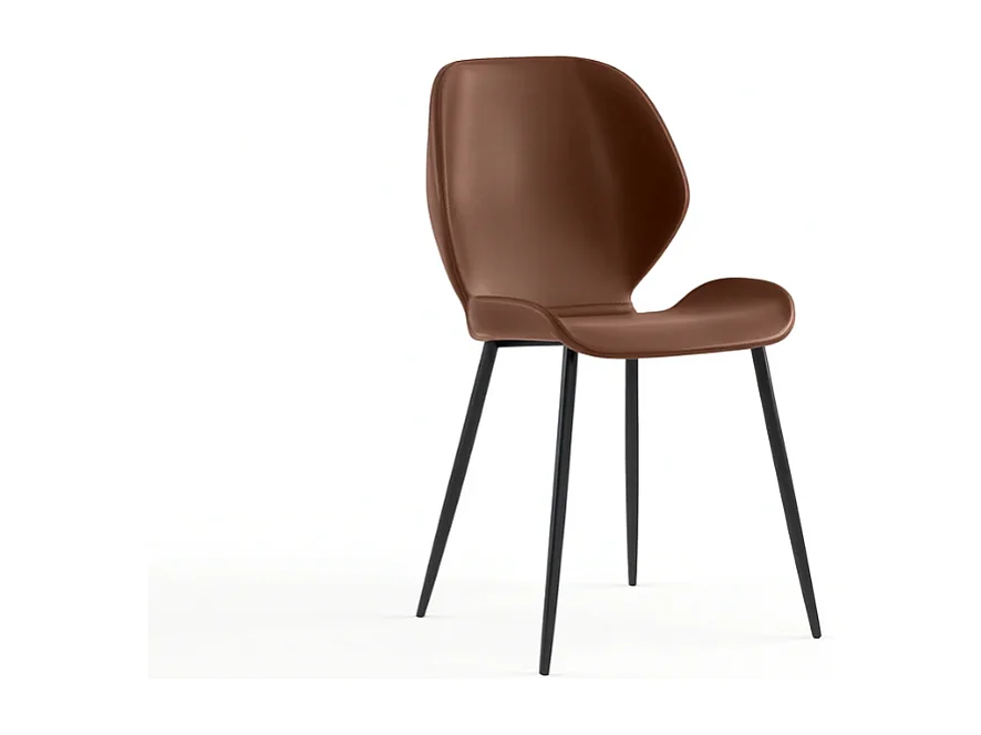 Callisto, Set di 4 Sedia in soft-touch (55cm X 45cm H. 83cm)| Duzzle