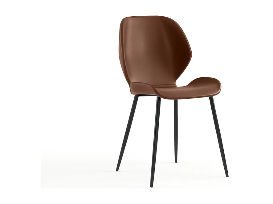 Callisto, Set di 4 Sedia in soft-touch (55cm X 45cm H. 83cm)