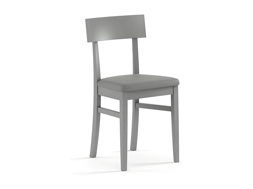 Zaira, Set di 2 Sedia in legno laccato (44cm X 45cm H. 82cm)