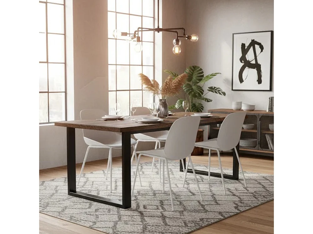 Cassandra, Set di 4 Sedia in polipropilene (55cm X 46cm H. 79cm)| Duzzle