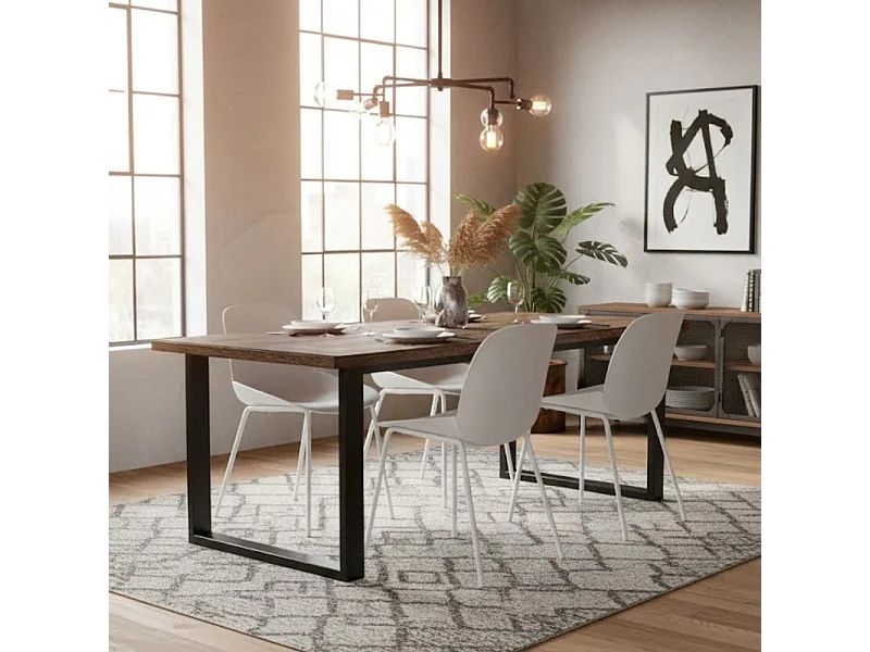 Cassandra, Set di 4 Sedia in polipropilene (55cm X 46cm H. 79cm)